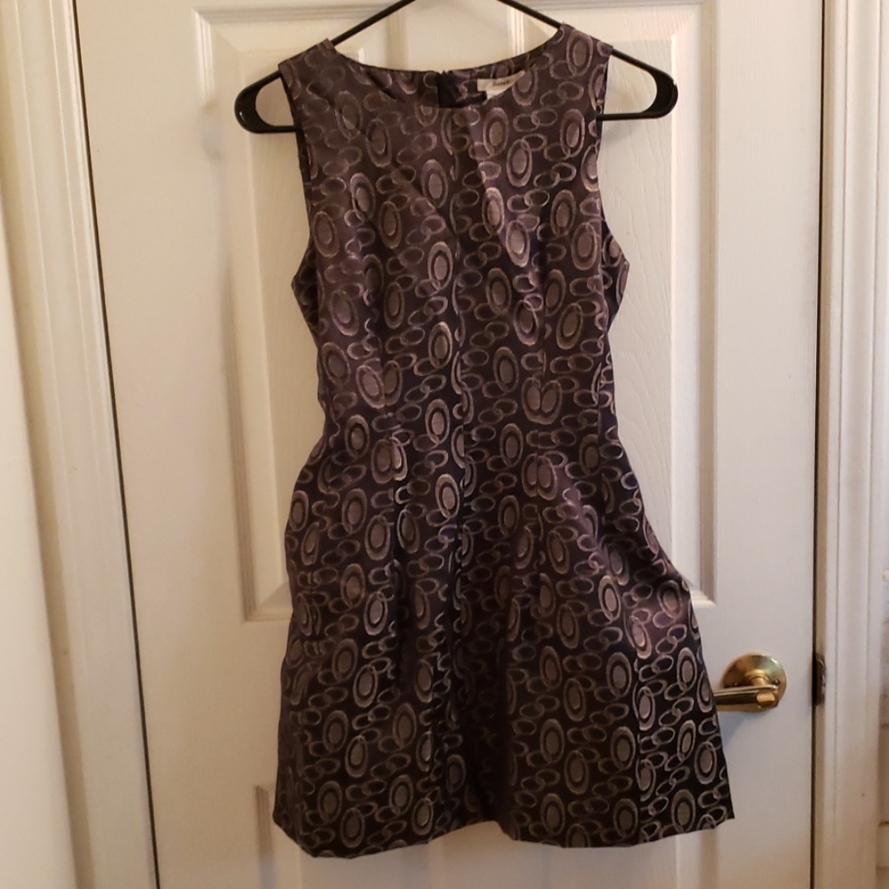 Esley Dress Small Metallic Hoop Skirt